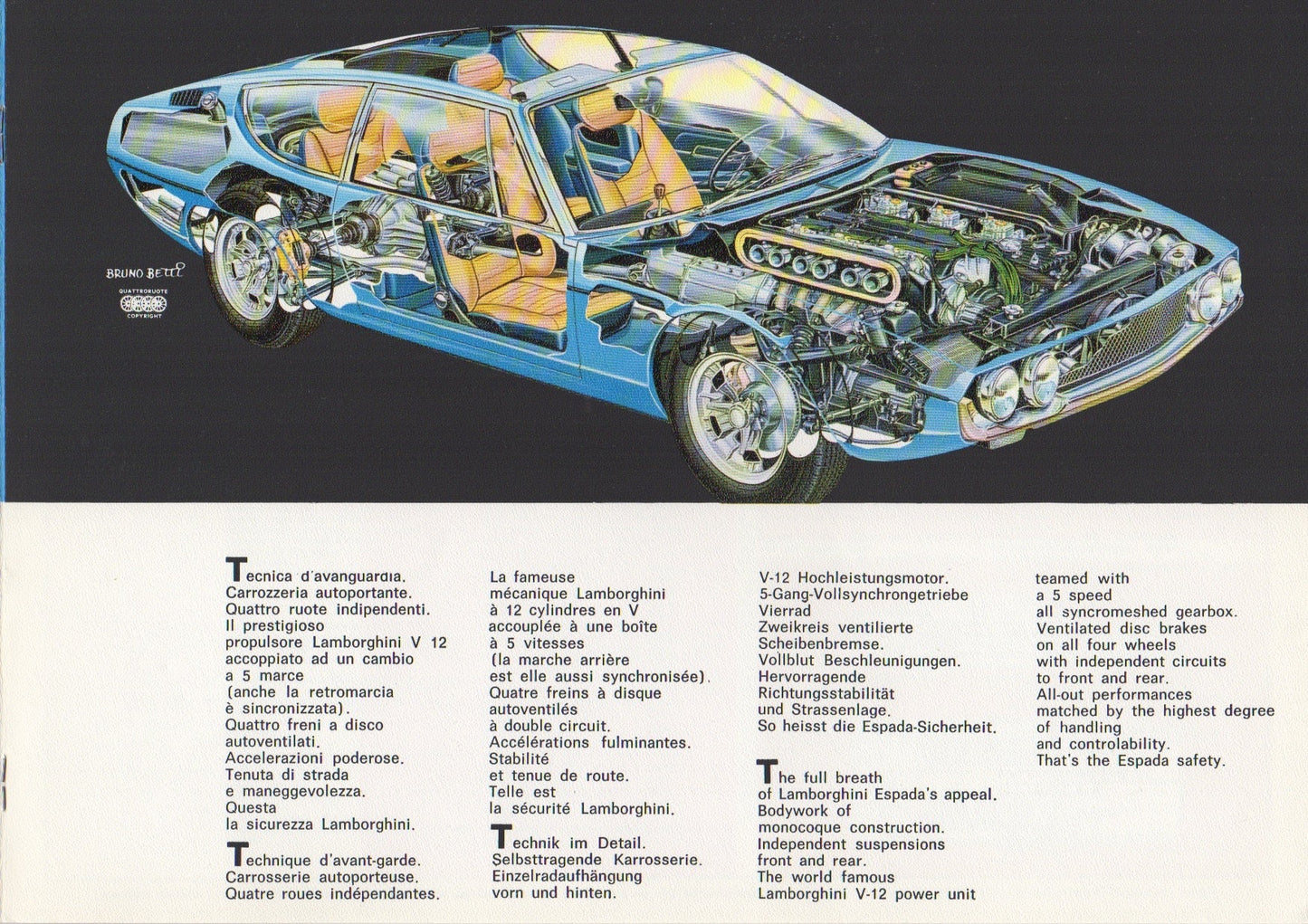 Lamborghini Espada Brochure (3/73)