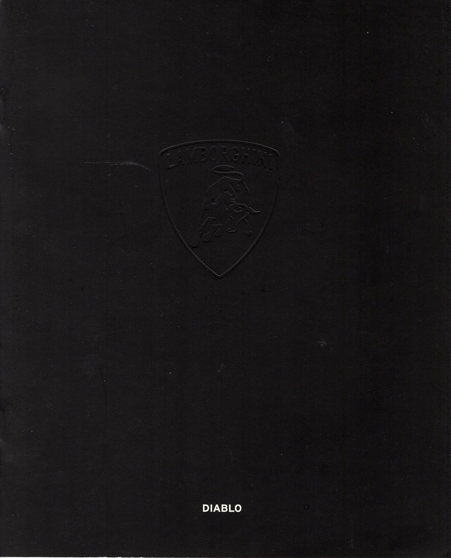 Lamborghini Diablo Brochure (Diavolo Nero)