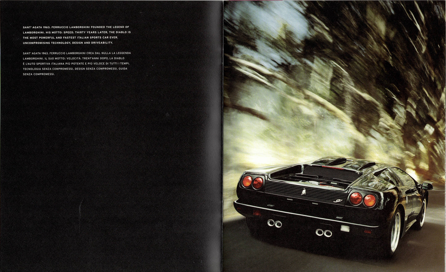 Lamborghini Diablo Brochure (Diavolo Nero)