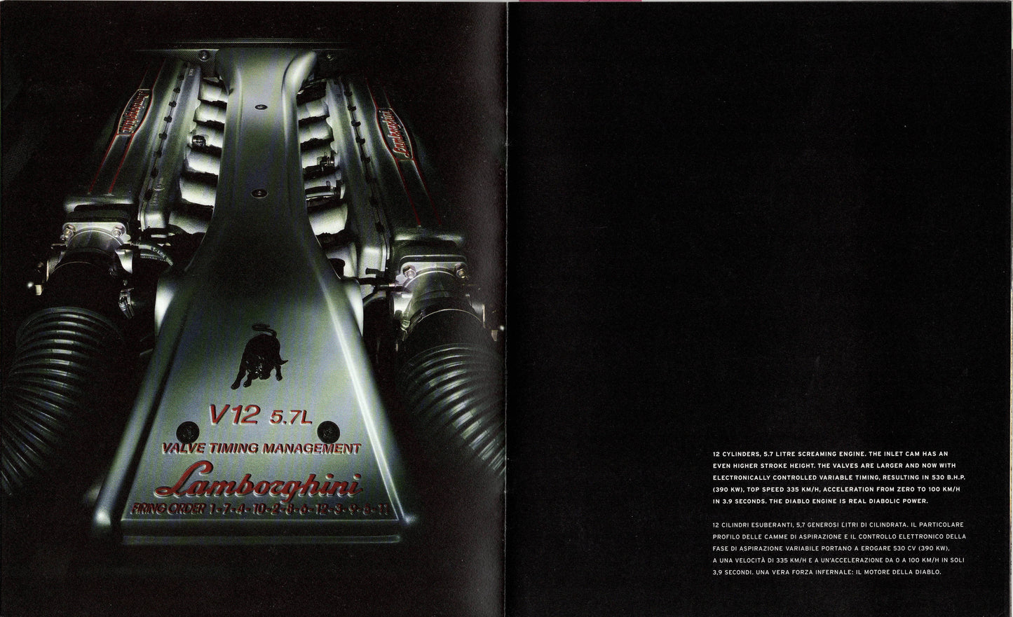 Lamborghini Diablo Brochure (Diavolo Nero)