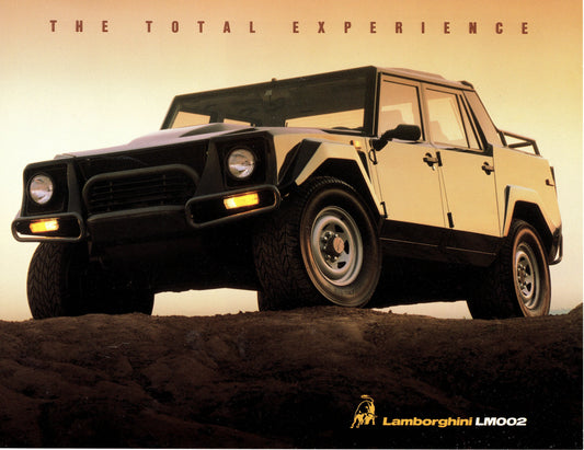 Lamborghini LM 002 Brochure / Spec Sheet