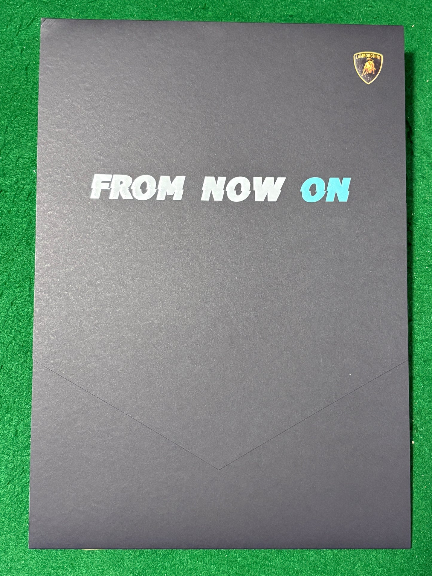 Lamborghini FROM NOW ON - Revuelto Launch Brochure Iconic V12 Engine