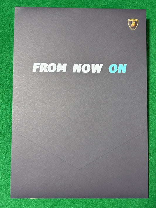 Lamborghini FROM NOW ON - Revuelto Launch Brochure Iconic V12 Engine