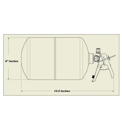 Lifeline Zero 2020 5lb FIA Fire Suppression System - AFFF Foam