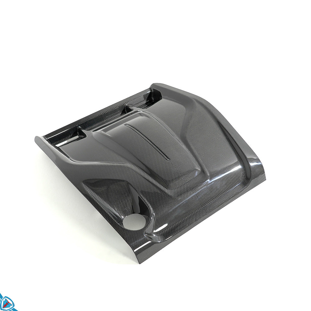 2023+ Lotus Emira (Type-131) LPE Style Pre-Preg Dry Carbon Fiber Engine Cover | FYBR Aerodynamics — photo 4 of 10