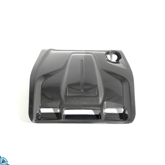 2023+ Lotus Emira (Type-131) LPE Style Pre-Preg Dry Carbon Fiber Engine Cover | FYBR Aerodynamics — photo 2 of 10