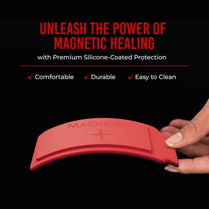 Biomagnetic Therapy Arc Magnets — Neodymium & Silicone (4 Curved Magnets)