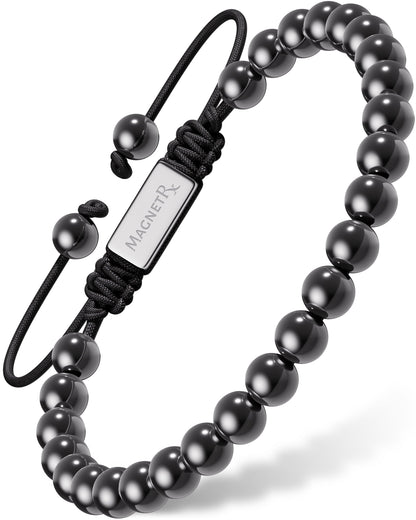 High Power Magnetic Hematite Bracelet Classic 6mm Bead