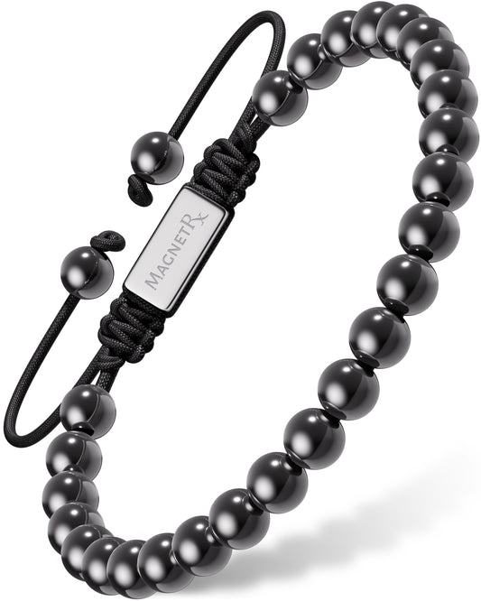High Power Magnetic Hematite Bracelet Classic 6mm Bead