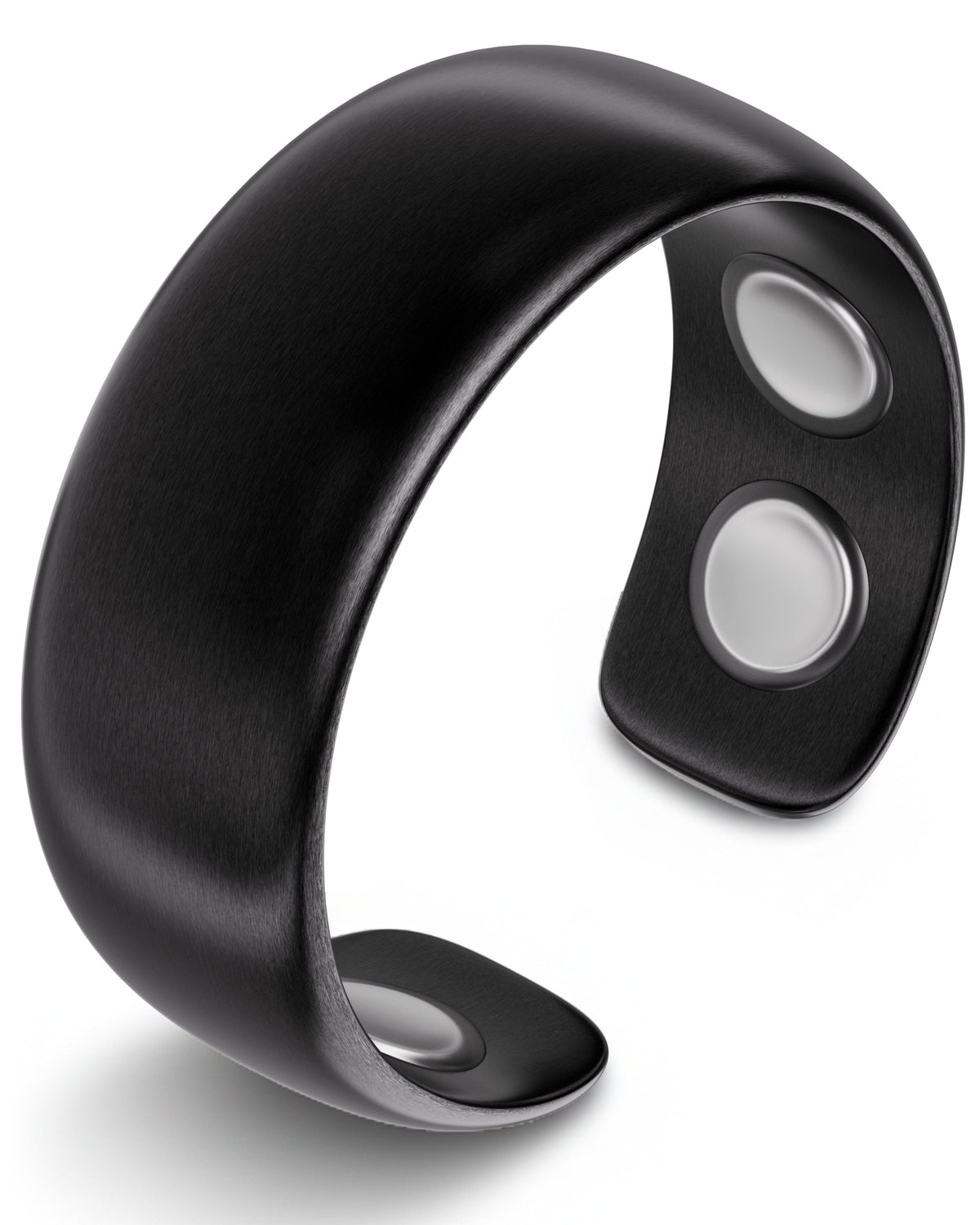 Magnetic Therapy Ring (Brushed Black)