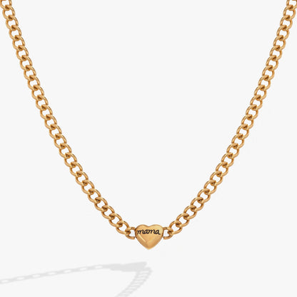 Mama Curb Chain Necklace