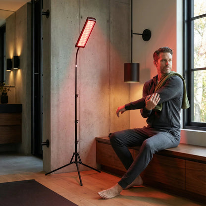 Nicebeam Sleep Healing Red Light Floor Lamp with Remote
