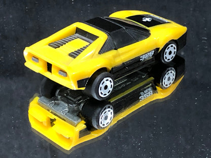 Ferrari 328 GTB Yellow/Black Key Cars by Matchbox 1:61 (2200)(No box)