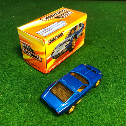 Lamborghini Miura P400 Blue by Matchbox 1:66 (MBB11)