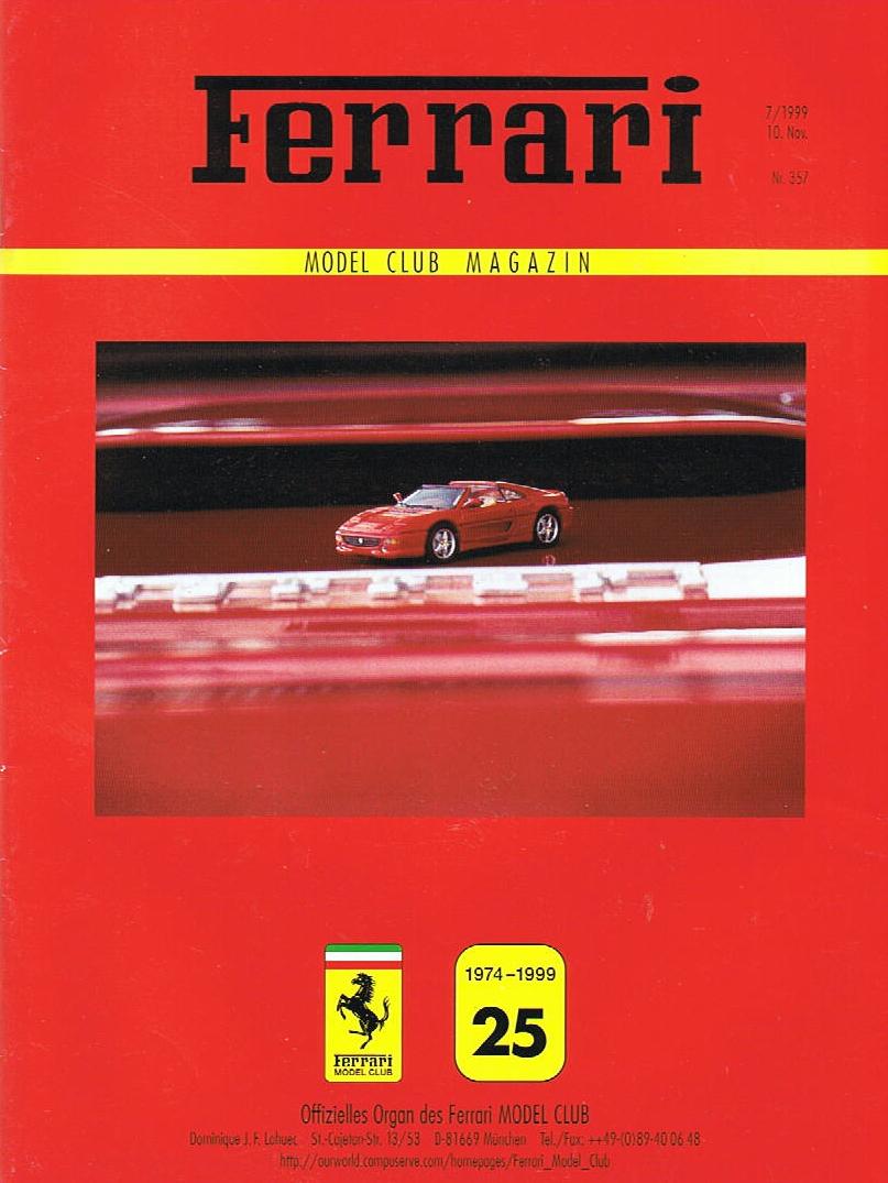 Ferrari Model Club Magazin N.357