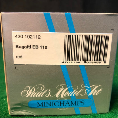 Bugatti EB 110 Red by Minichamps 1:43 (102112)