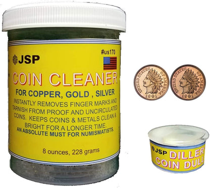 JSP Super-Münzenreiniger und -Poliermittel für Silber, Gold, Barren, Proofs, Kupfer und andere Edelmetalle