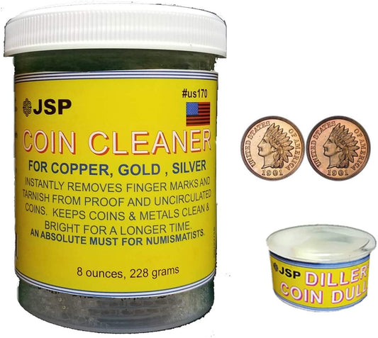 JSP Super Coin Cleaner and Duller For Silver, Gold, Bars, Proofs, Copper, and other precious metals — photo 1 of 10