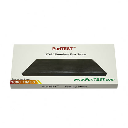 PuriTEST Gold Silver Jewelry Acid Testing Tester Kit JSP 10K 14K 18K 24K Test Neutralizer w/ Large 3x6 Scratch Stone