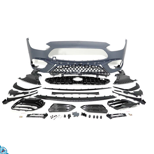 2022-2025 Mercedes-Benz C-Class Pre-Facelift (W206) C63 AMG Style Polypropylene Front Bumper Conversion Kit | E3Tuning — photo 1 of 9