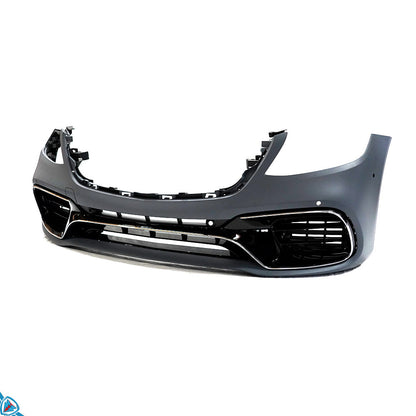 2018-2020 Mercedes-Benz S-Class Facelift (W222) S63 AMG Style Polypropylene Front Bumper Conversion Kit | E3Tuning — photo 1 of 10