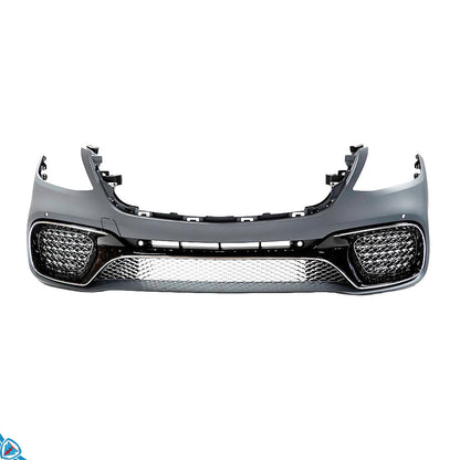 2018-2020 Mercedes-Benz S-Class Facelift (W222) S65 AMG Style Polypropylene Front Bumper Conversion Kit | E3Tuning — photo 2 of 10