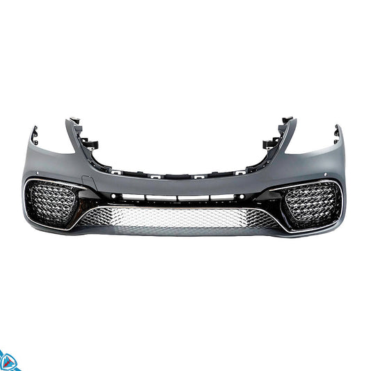 2018-2020 Mercedes-Benz S-Class Facelift (W222) S65 AMG Style Polypropylene Front Bumper Conversion Kit | E3Tuning — photo 2 of 10