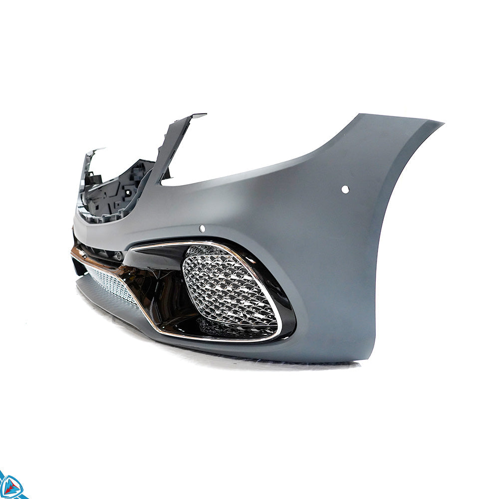 2018-2020 Mercedes-Benz S-Class Facelift (W222) S65 AMG Style Polypropylene Front Bumper Conversion Kit | E3Tuning — photo 3 of 10