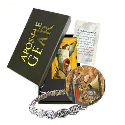 St. Michael Bracelet - Tan