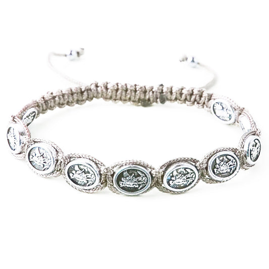 St. Michael Bracelet - White