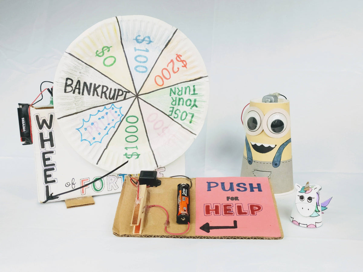 Mini Tinker Kit: Arts & Crafts Robot Motor Kit For Kids (Ages 6-10)