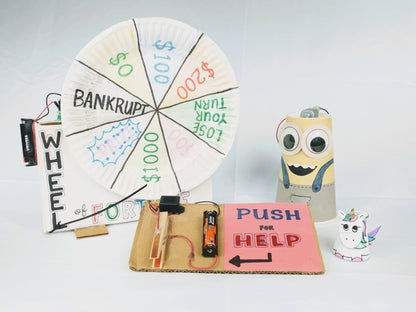 Mini Tinker Kit: Arts & Crafts Robot Motor Kit For Kids (Ages 6-10)