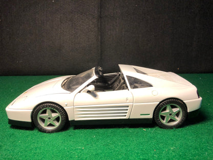Ferrari 348 ts White by Mira 1:18 (6122)(No box)(Dmgd)