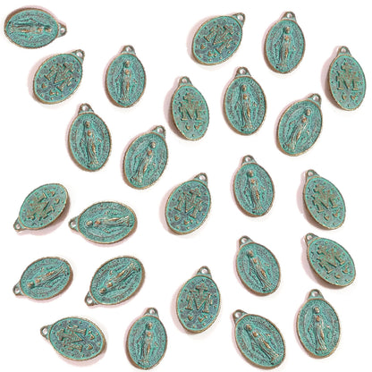 Vintage Miraculous Medals - 25-Pack
