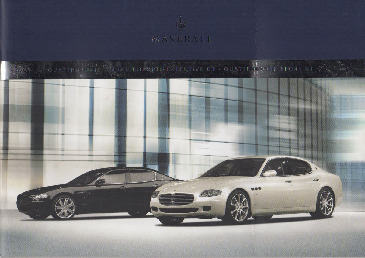 Maserati Quattroporte / Executive GT / Sport GT Deluxe Brochure (2007)