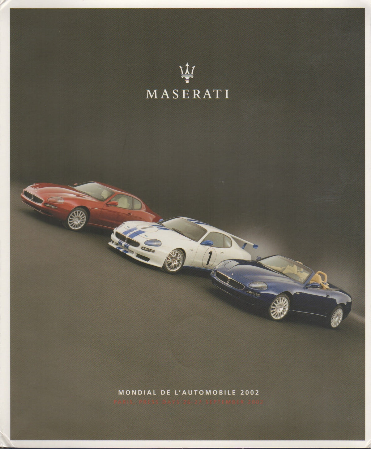 Maserati Press Kit 2002 Paris