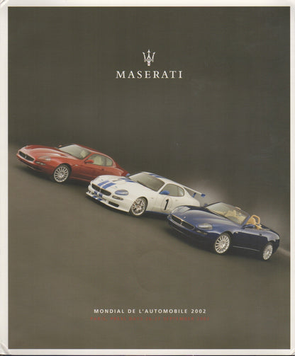 Maserati Press Kit 2002 Paris