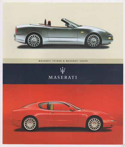 Maserati Press Kit 2002 Paris