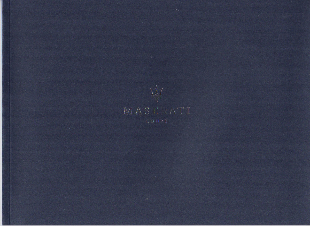 Maserati Coupe Brochure (M30/02)