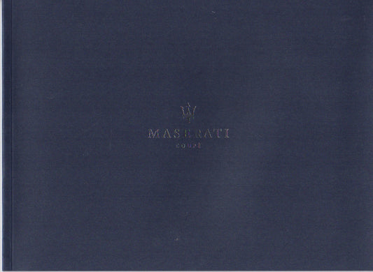 Maserati Coupe Brochure (M30/02)