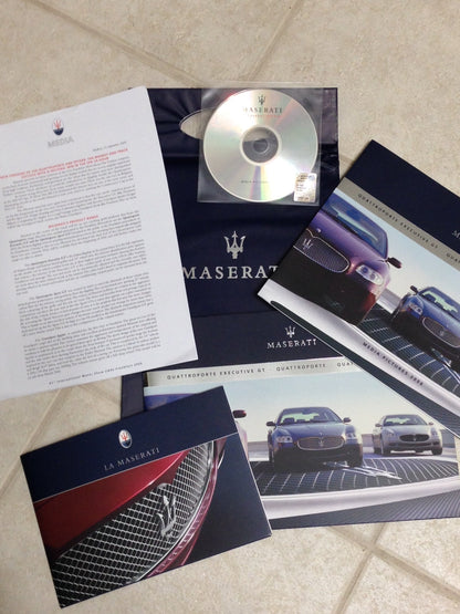 Maserati Press Kit 2006 Frankfurt