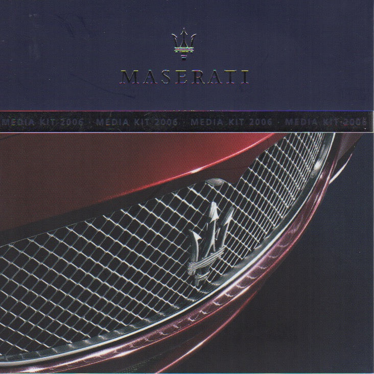 Maserati Press Kit 2006 Detroit NAIAS