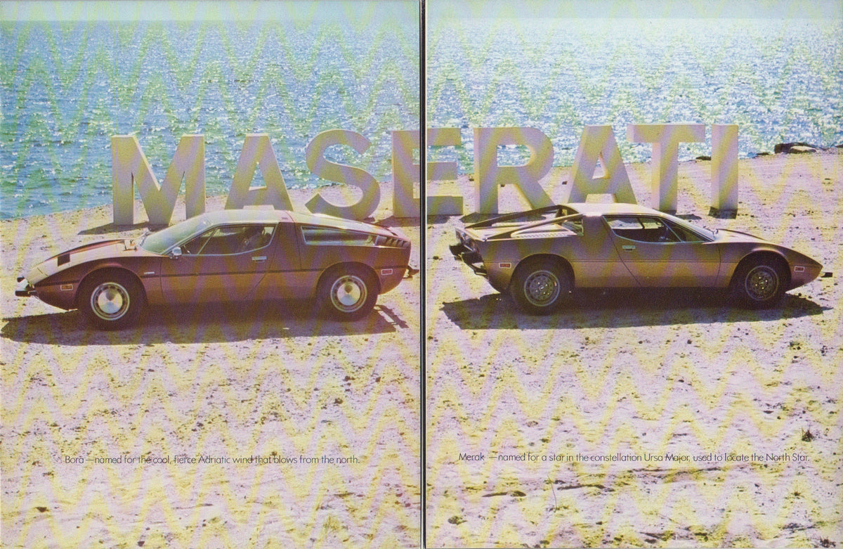 Maserati Bora & Maserati Merak Brochure