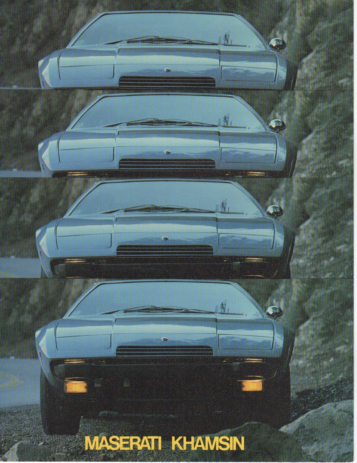 Maserati Khamsin (US Spec) Brochure