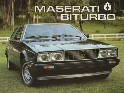 Maserati Biturbo Brochure