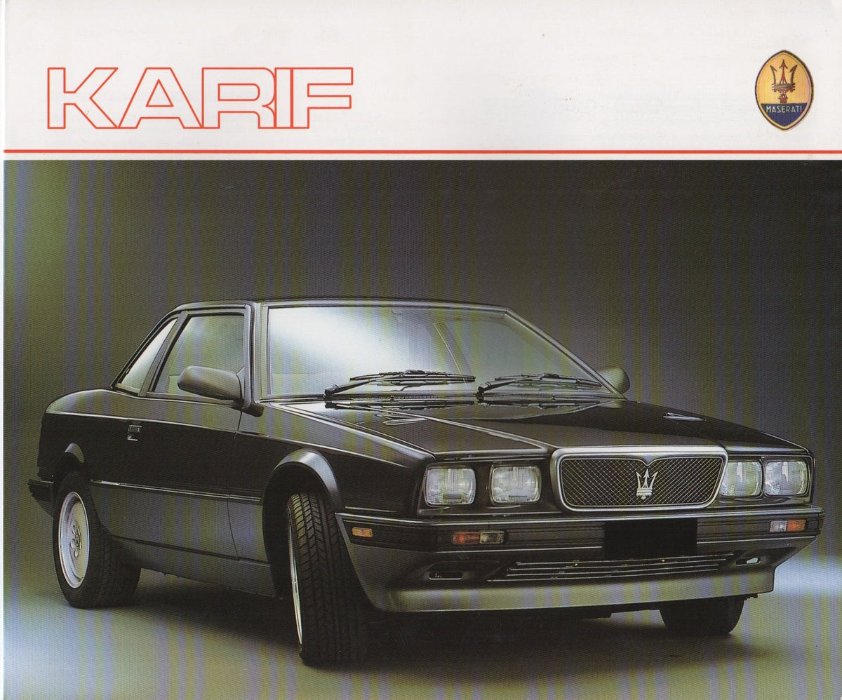 Maserati Karif Brochure (W053)
