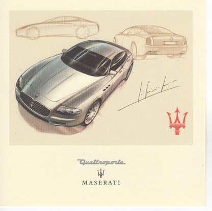 Maserati Quattroporte Presentation Card