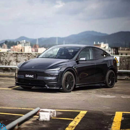 2025+ Tesla Model Y (Juniper) Aero Style Gloss Black ABS Body Kit | DRAC — photo 3 of 10