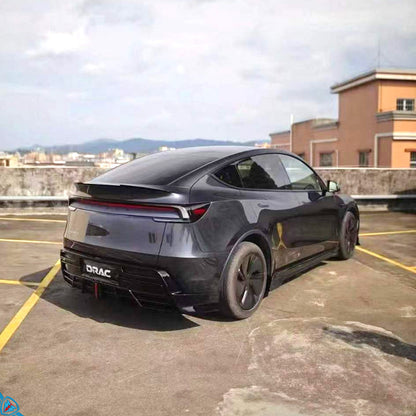 2025+ Tesla Model Y (Juniper) Aero Style Gloss Black ABS Body Kit | DRAC — photo 6 of 10