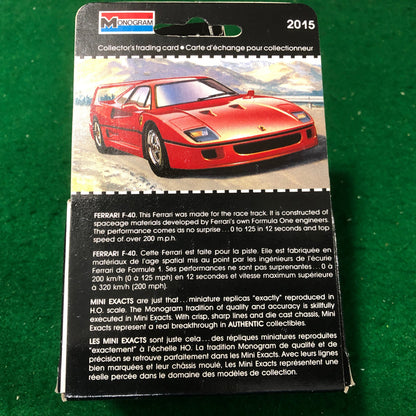 Ferrari F40 Red by Monogram 1:87 HO (2015)